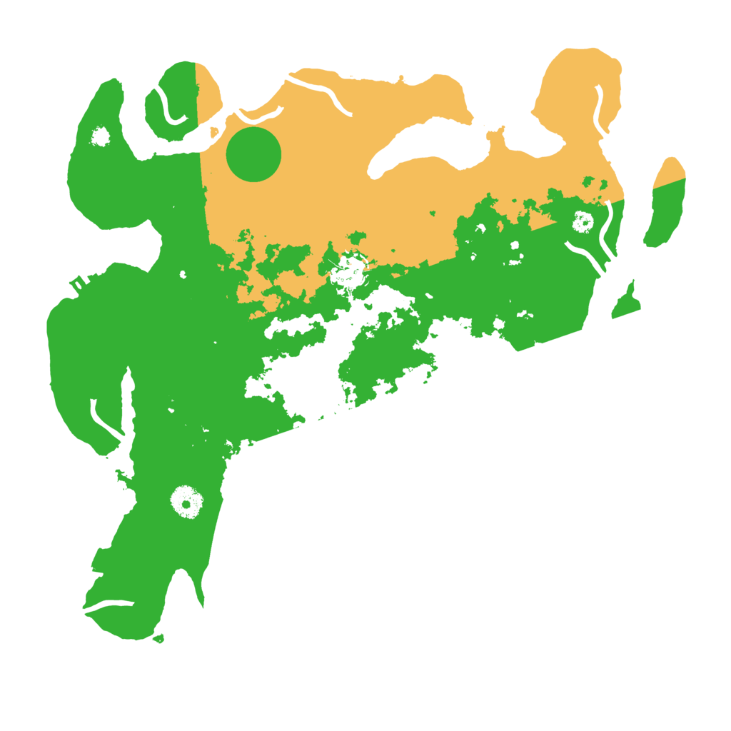 Biome Rust Map: Procedural Map, Size: 3500, Seed: 61206731