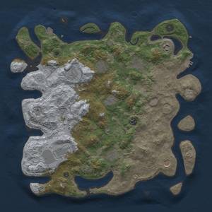 Thumbnail Rust Map: Procedural Map, Size: 4000, Seed: 1281530352, 18 Monuments