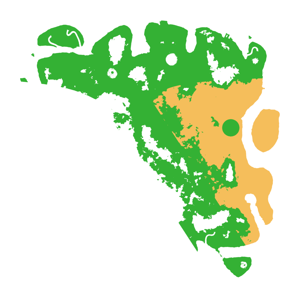 Biome Rust Map: Procedural Map, Size: 4500, Seed: 1115