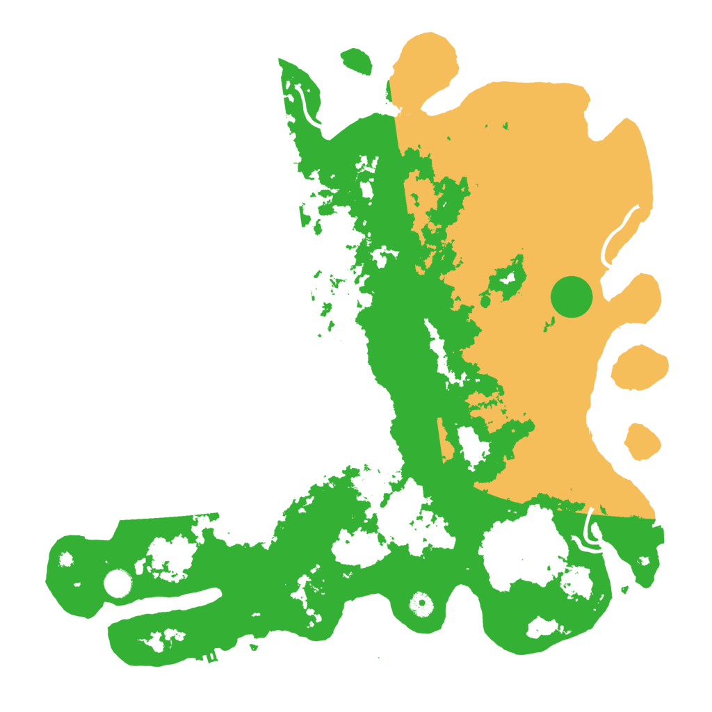 Biome Rust Map: Procedural Map, Size: 4500, Seed: 2080084764