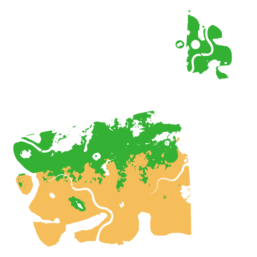 Biome Rust Map: Procedural Map, Size: 5000, Seed: 668454058