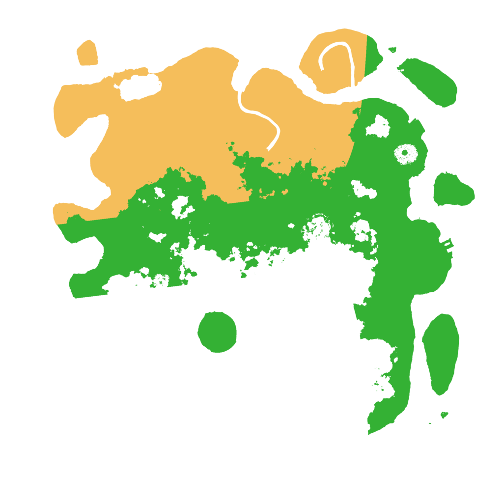 Biome Rust Map: Procedural Map, Size: 3500, Seed: 27452