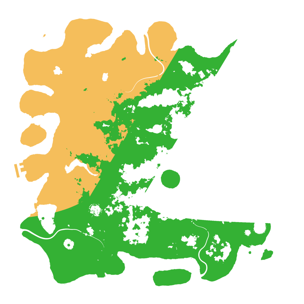 Biome Rust Map: Procedural Map, Size: 4500, Seed: 1898139322