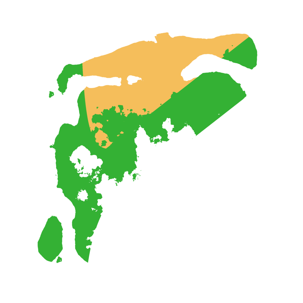 Biome Rust Map: Procedural Map, Size: 2500, Seed: 1473924808