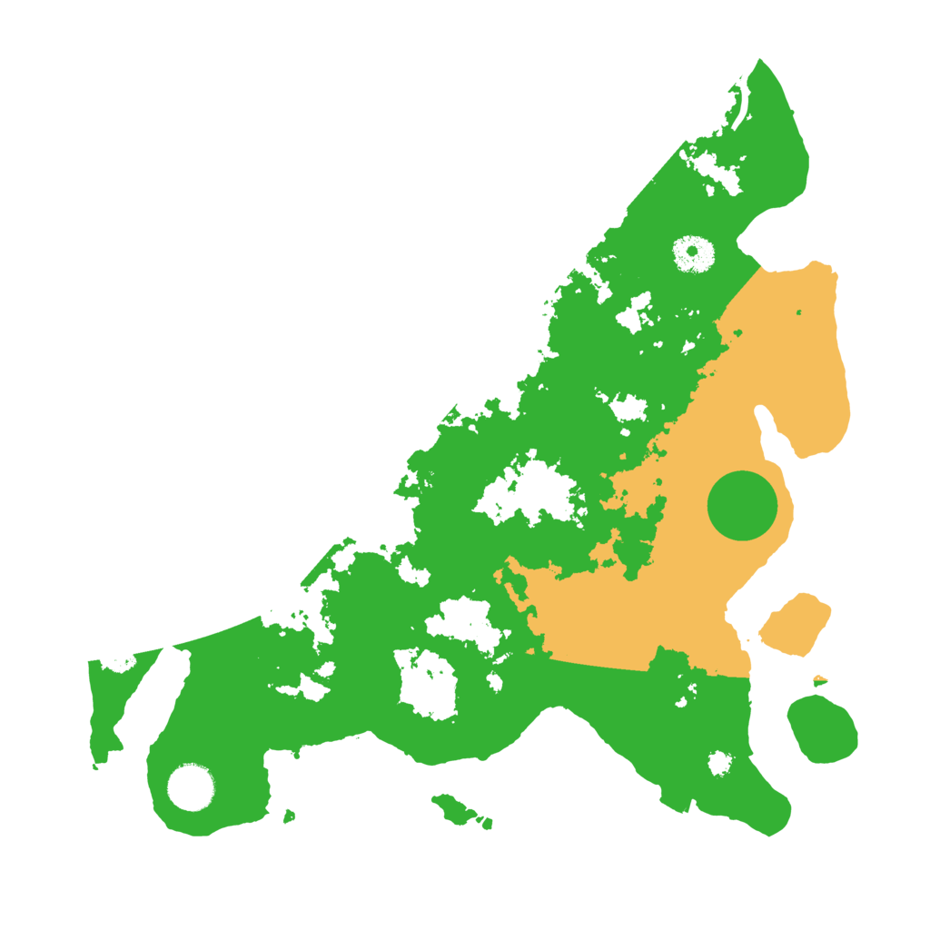 Biome Rust Map: Procedural Map, Size: 3500, Seed: 629633340