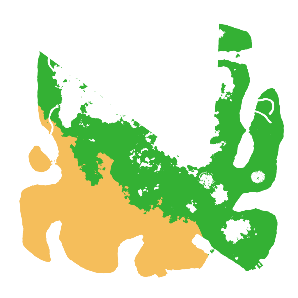 Biome Rust Map: Procedural Map, Size: 3500, Seed: 1291590194