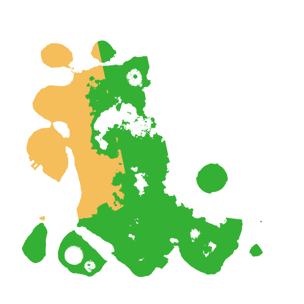 Biome Rust Map: Procedural Map, Size: 2900, Seed: 84863