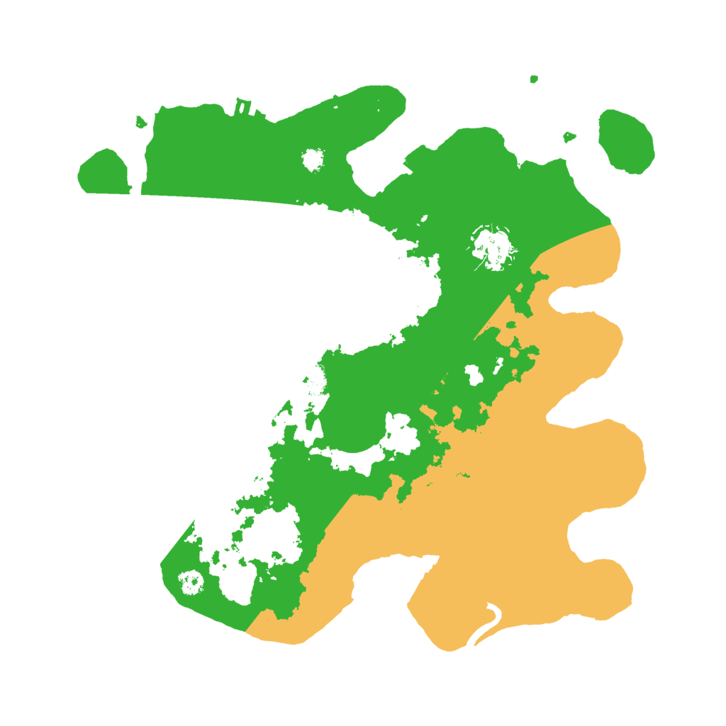 Biome Rust Map: Procedural Map, Size: 3000, Seed: 96075099