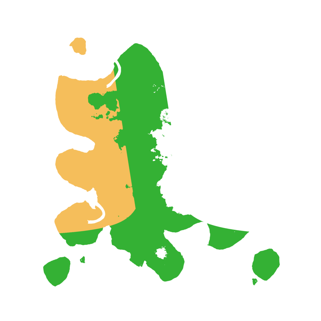 Biome Rust Map: Procedural Map, Size: 2600, Seed: 4096