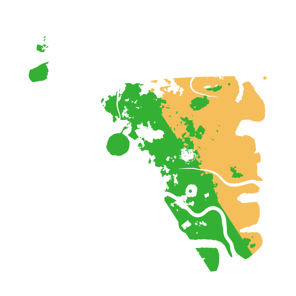 Biome Rust Map: Procedural Map, Size: 3550, Seed: 53625611
