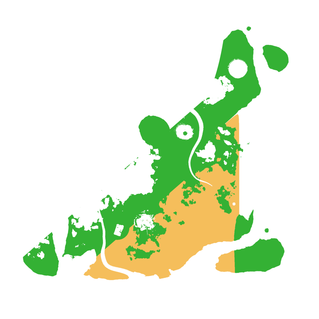Biome Rust Map: Procedural Map, Size: 3000, Seed: 74316613