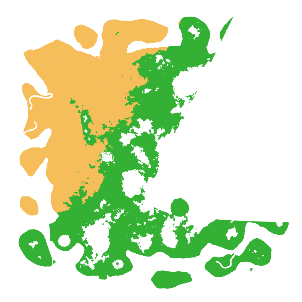 Biome Rust Map: Procedural Map, Size: 4500, Seed: 1273171518