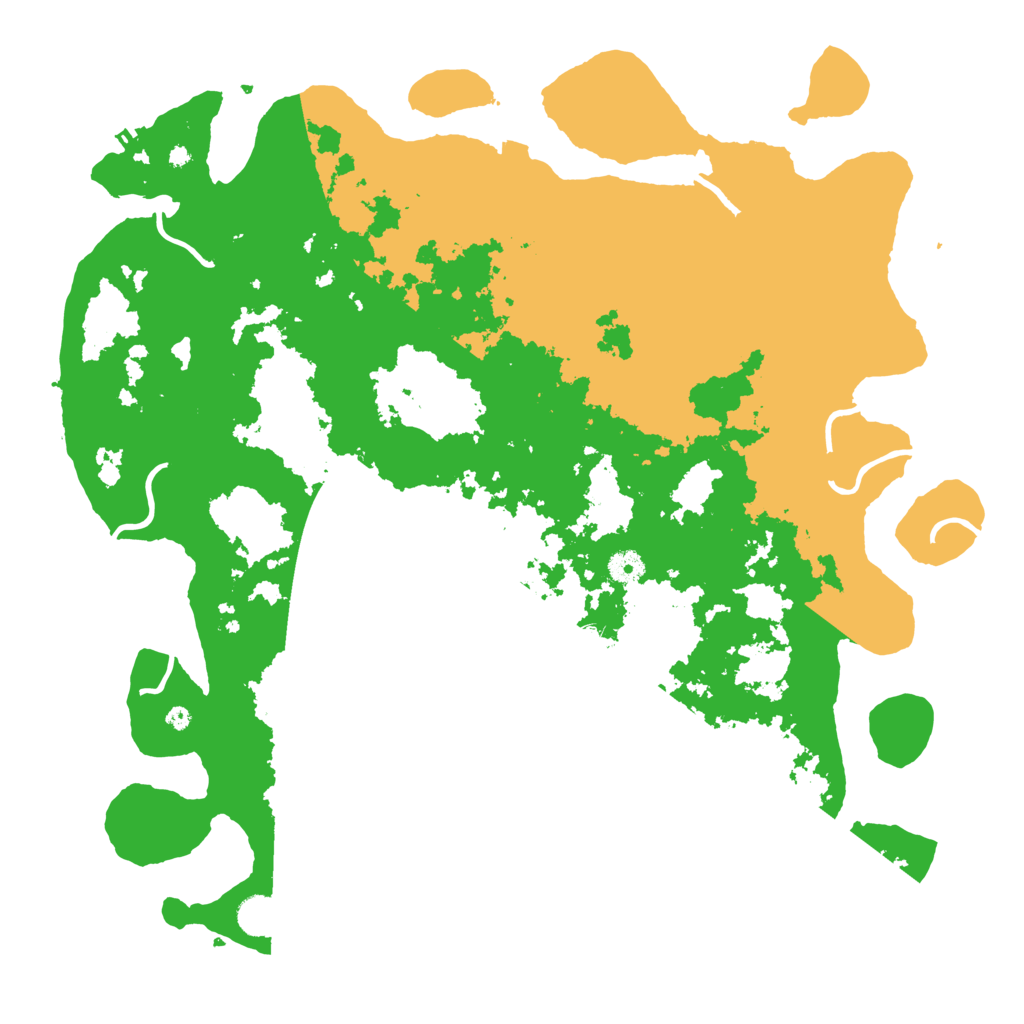 Biome Rust Map: Procedural Map, Size: 4500, Seed: 318004841