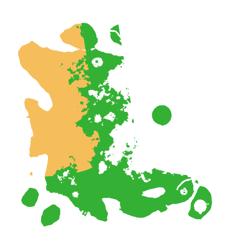 Biome Rust Map: Procedural Map, Size: 3500, Seed: 69161829