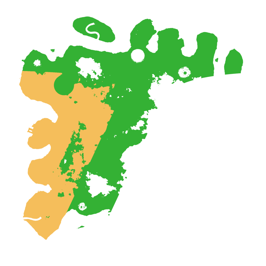 Biome Rust Map: Procedural Map, Size: 3500, Seed: 43760387