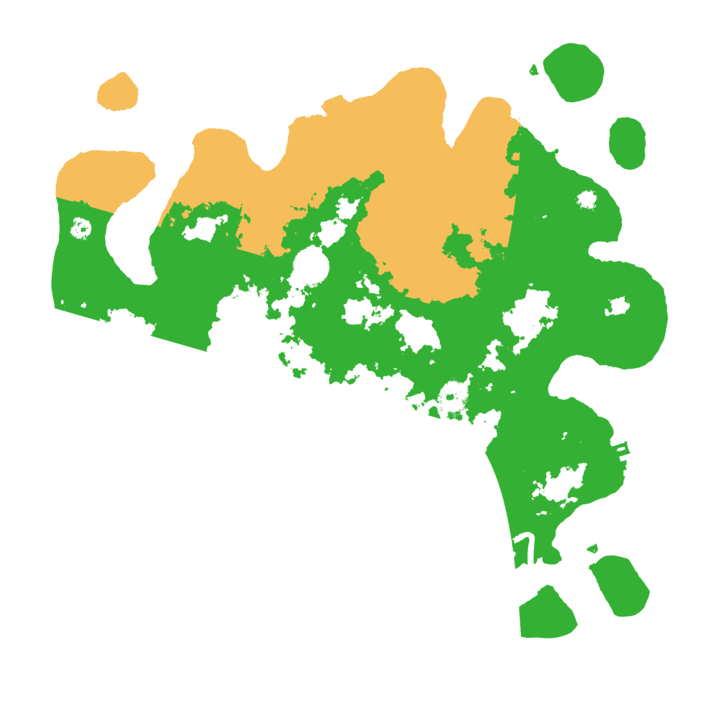 Biome Rust Map: Procedural Map, Size: 3500, Seed: 2053527069