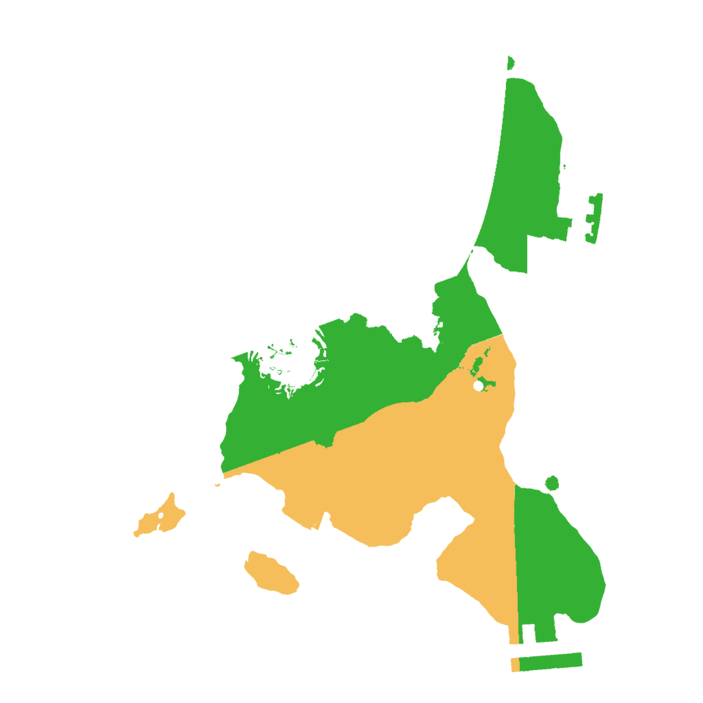 Biome Rust Map: Procedural Map, Size: 2000, Seed: 29798438