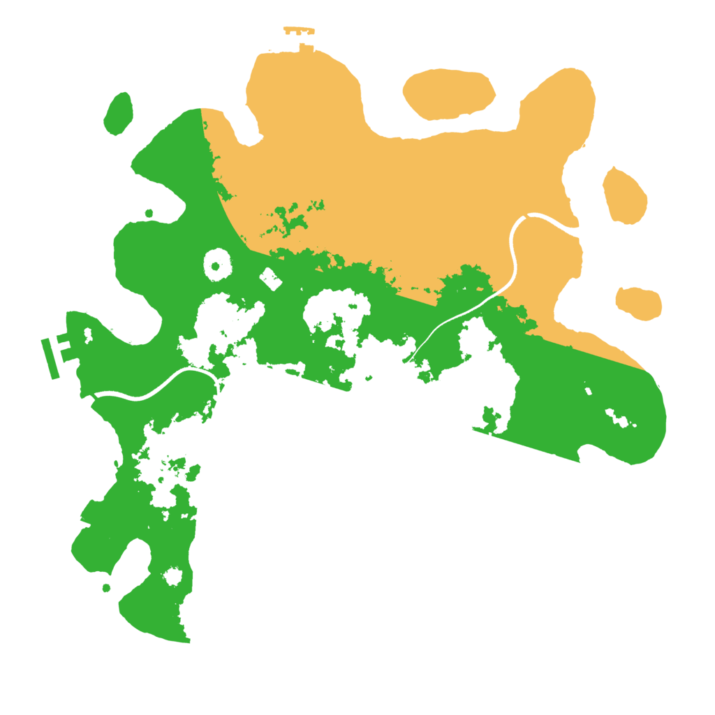 Biome Rust Map: Procedural Map, Size: 3500, Seed: 984812322