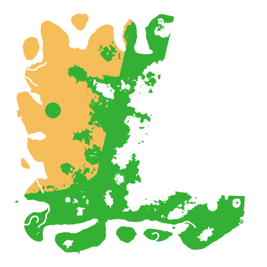 Biome Rust Map: Procedural Map, Size: 4500, Seed: 525945651