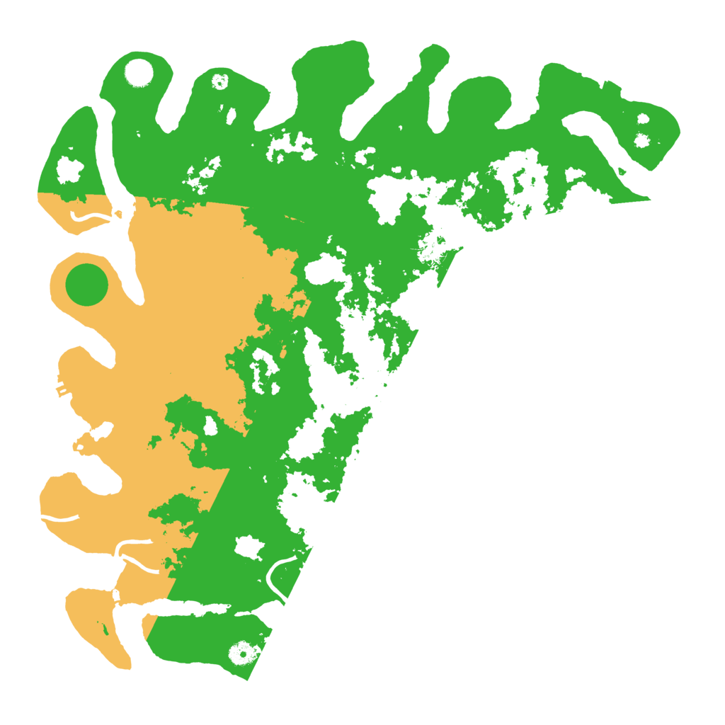 Biome Rust Map: Procedural Map, Size: 4500, Seed: 1133421927