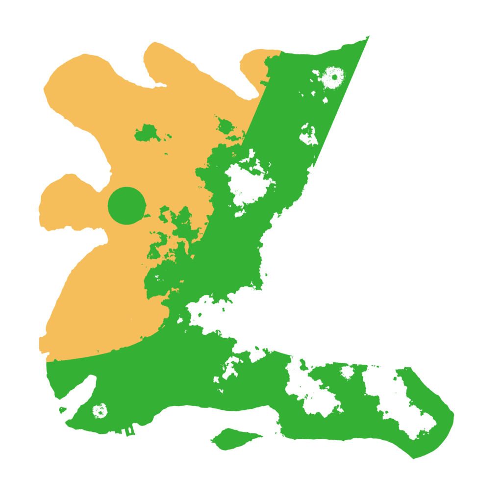 Biome Rust Map: Procedural Map, Size: 3500, Seed: 1369642189