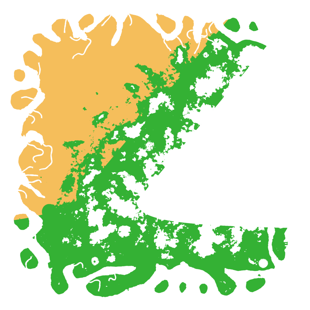 Biome Rust Map: Procedural Map, Size: 6000, Seed: 121184358