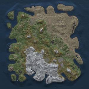 Thumbnail Rust Map: Procedural Map, Size: 4250, Seed: 1020557718, 18 Monuments