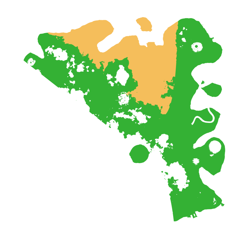 Biome Rust Map: Procedural Map, Size: 3500, Seed: 197747708