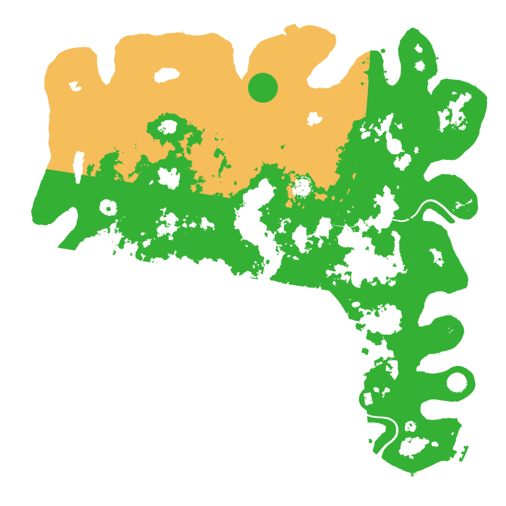 Biome Rust Map: Procedural Map, Size: 4500, Seed: 172606558
