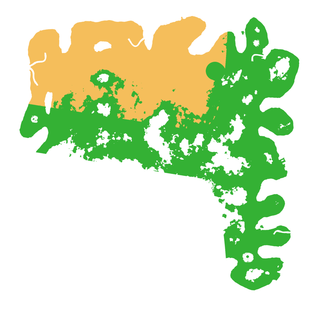 Biome Rust Map: Procedural Map, Size: 4500, Seed: 172606558