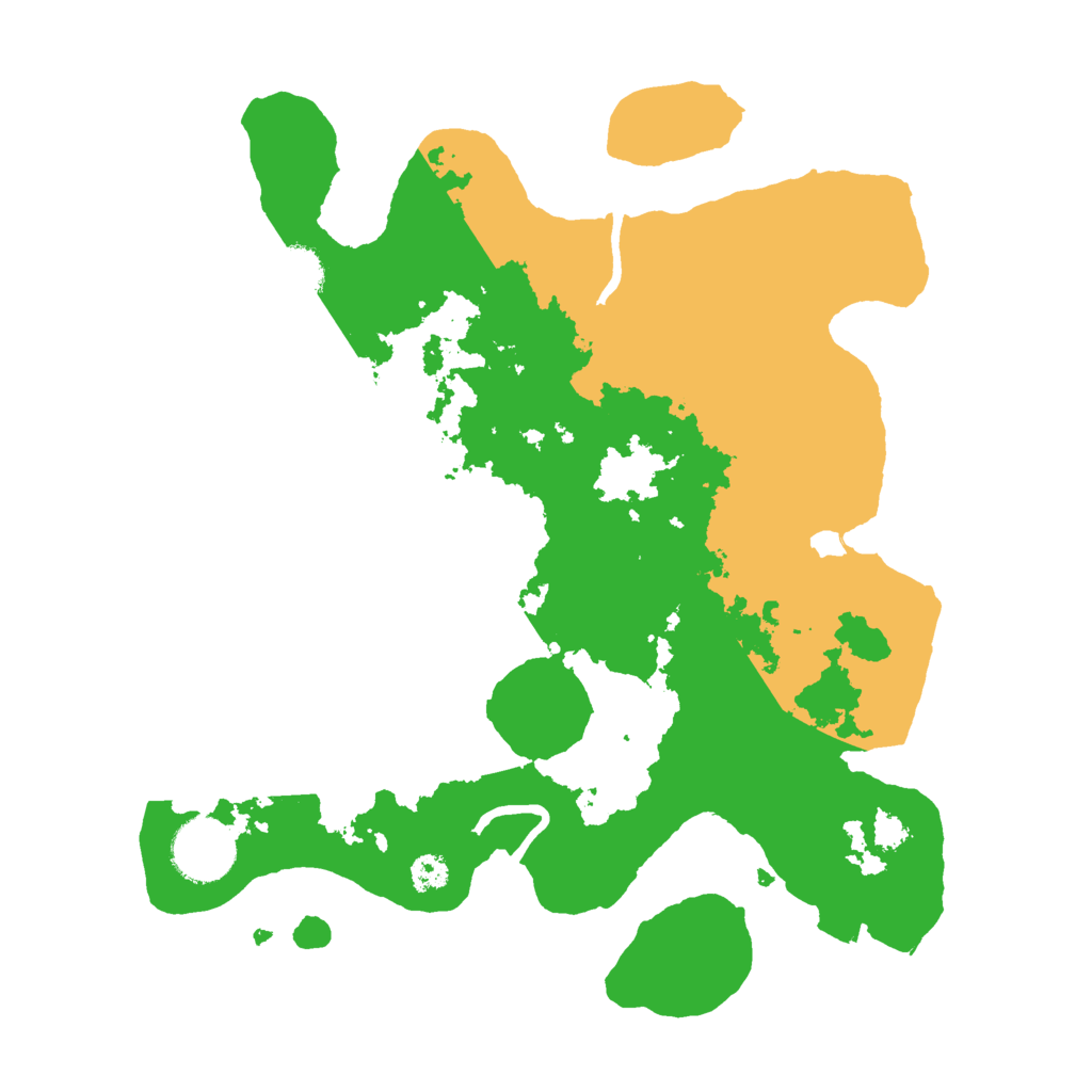 Biome Rust Map: Procedural Map, Size: 3000, Seed: 17617