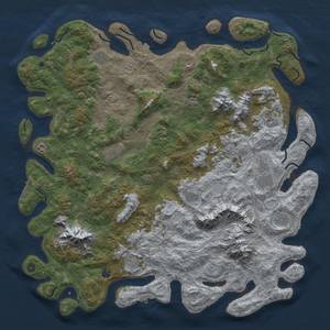 Thumbnail Rust Map: Procedural Map, Size: 5678, Seed: 11449922, 19 Monuments