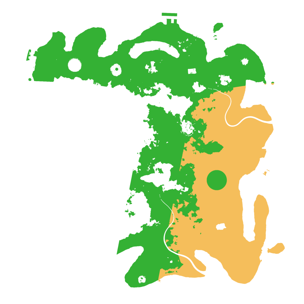 Biome Rust Map: Procedural Map, Size: 4000, Seed: 879818254