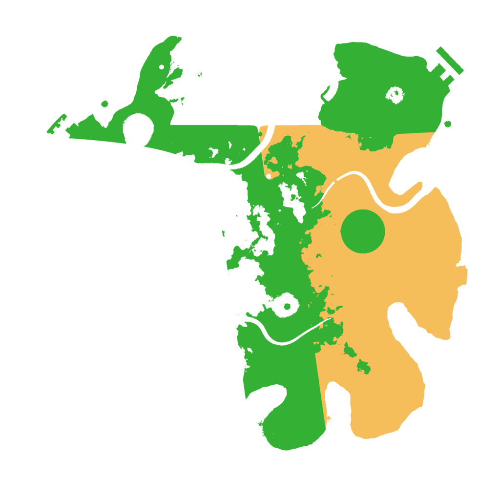 Biome Rust Map: Procedural Map, Size: 3000, Seed: 1214092352