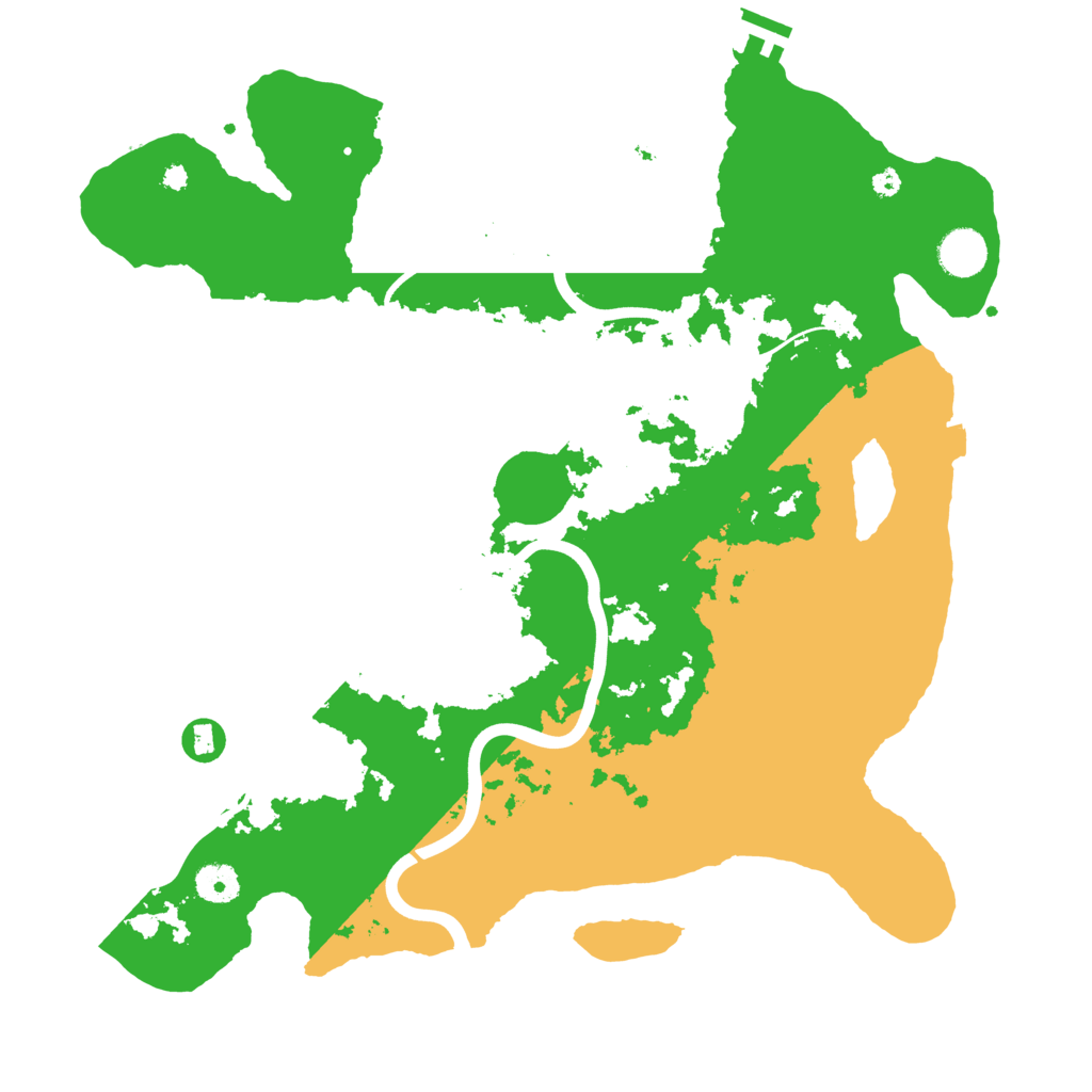 Biome Rust Map: Procedural Map, Size: 3950, Seed: 59787948