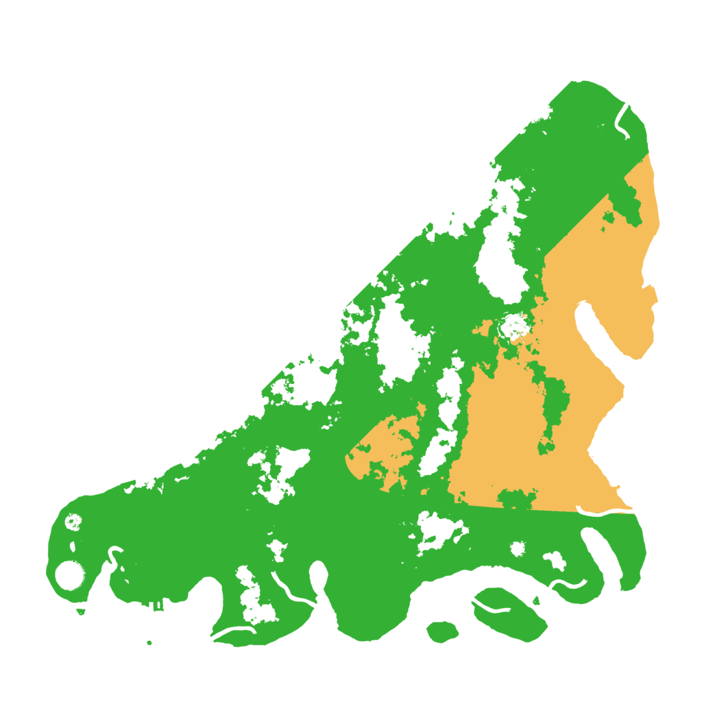 Biome Rust Map: Procedural Map, Size: 4250, Seed: 376535