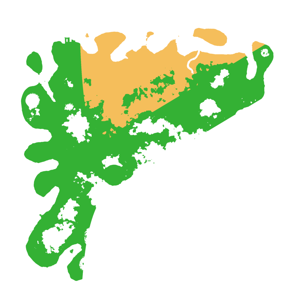 Biome Rust Map: Procedural Map, Size: 3800, Seed: 45612827