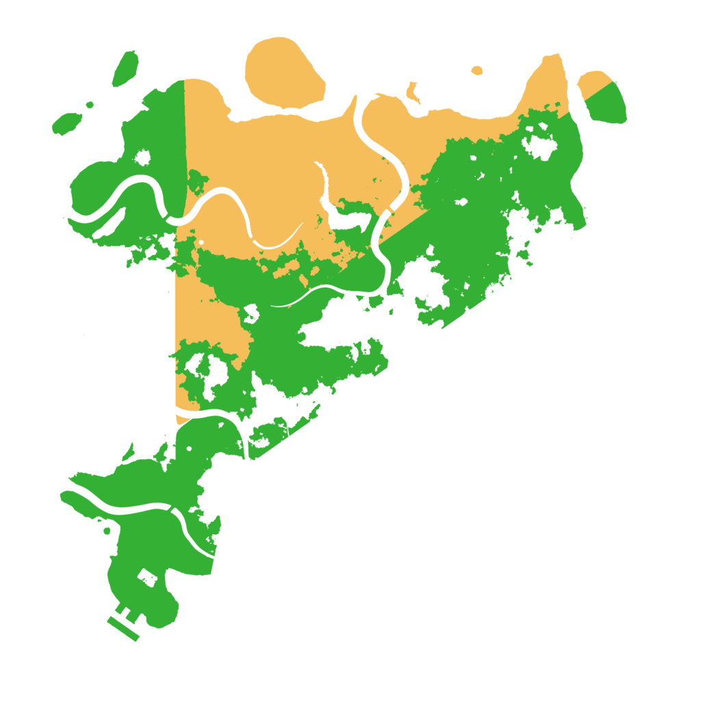 Biome Rust Map: Procedural Map, Size: 4000, Seed: 230471548