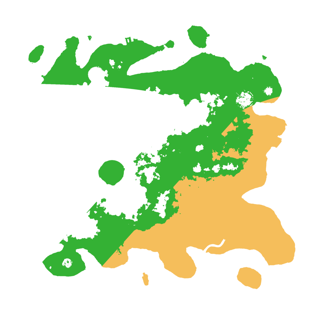 Biome Rust Map: Procedural Map, Size: 3500, Seed: 826107955