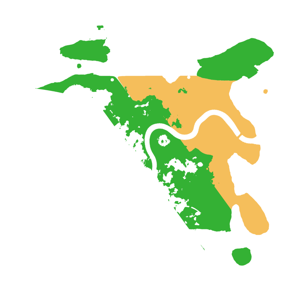 Biome Rust Map: Procedural Map, Size: 2700, Seed: 49781