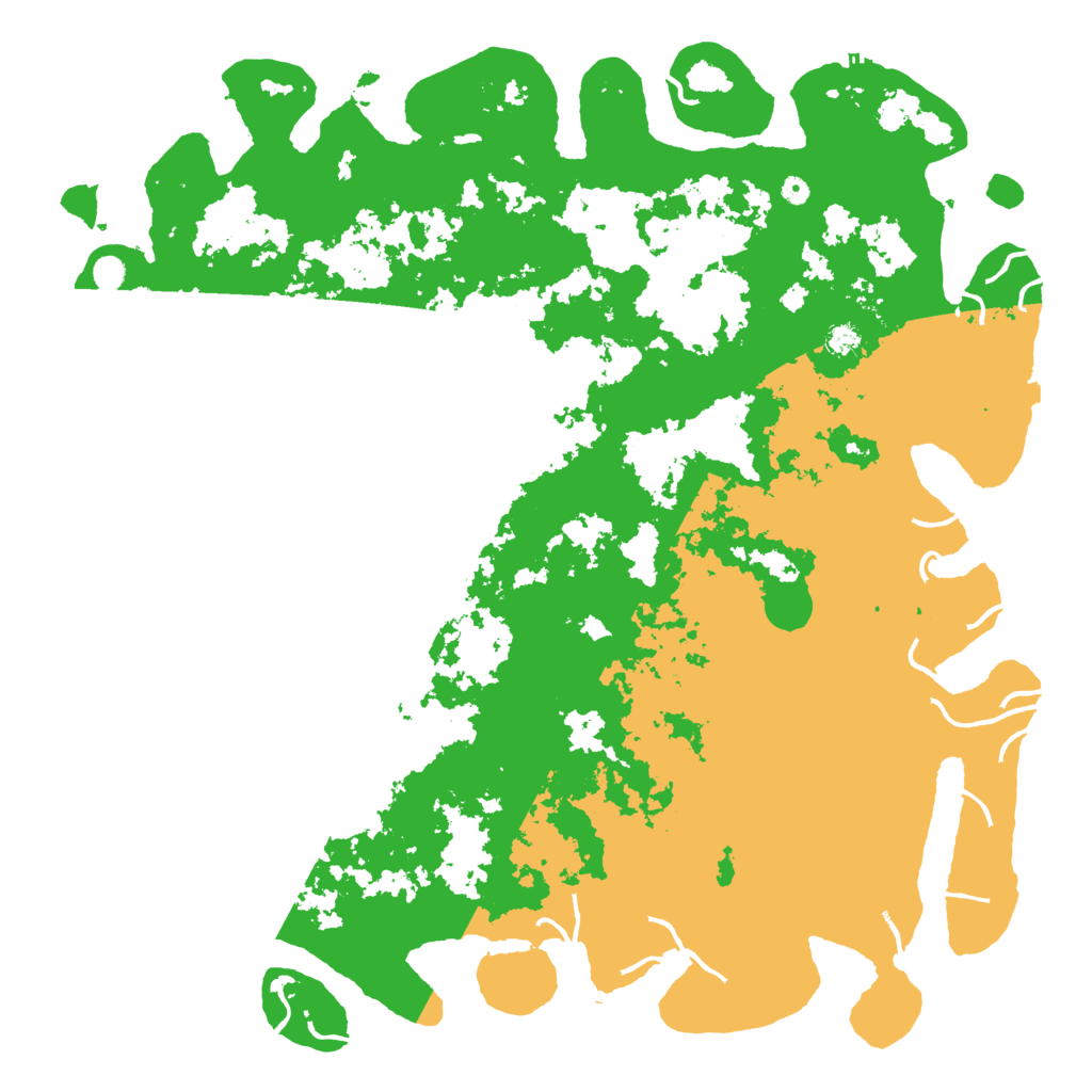 Biome Rust Map: Procedural Map, Size: 6000, Seed: 1847999738
