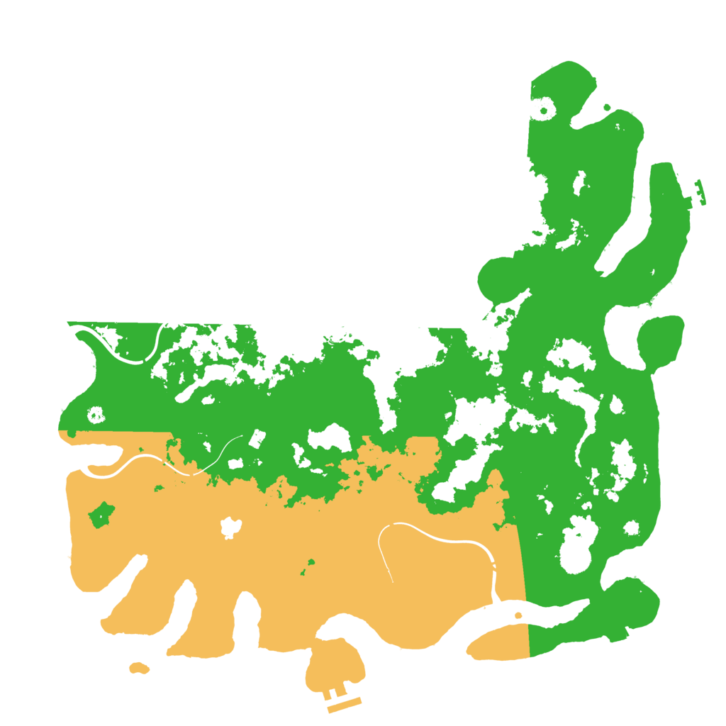 Biome Rust Map: Procedural Map, Size: 4250, Seed: 709807086
