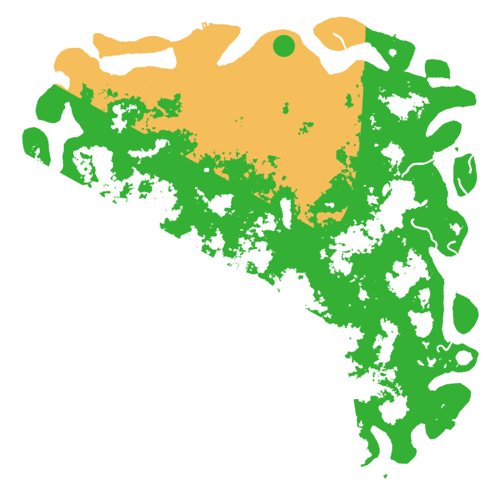 Biome Rust Map: Procedural Map, Size: 6000, Seed: 1072362429