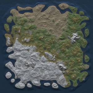 Thumbnail Rust Map: Procedural Map, Size: 6000, Seed: 1072362429, 19 Monuments