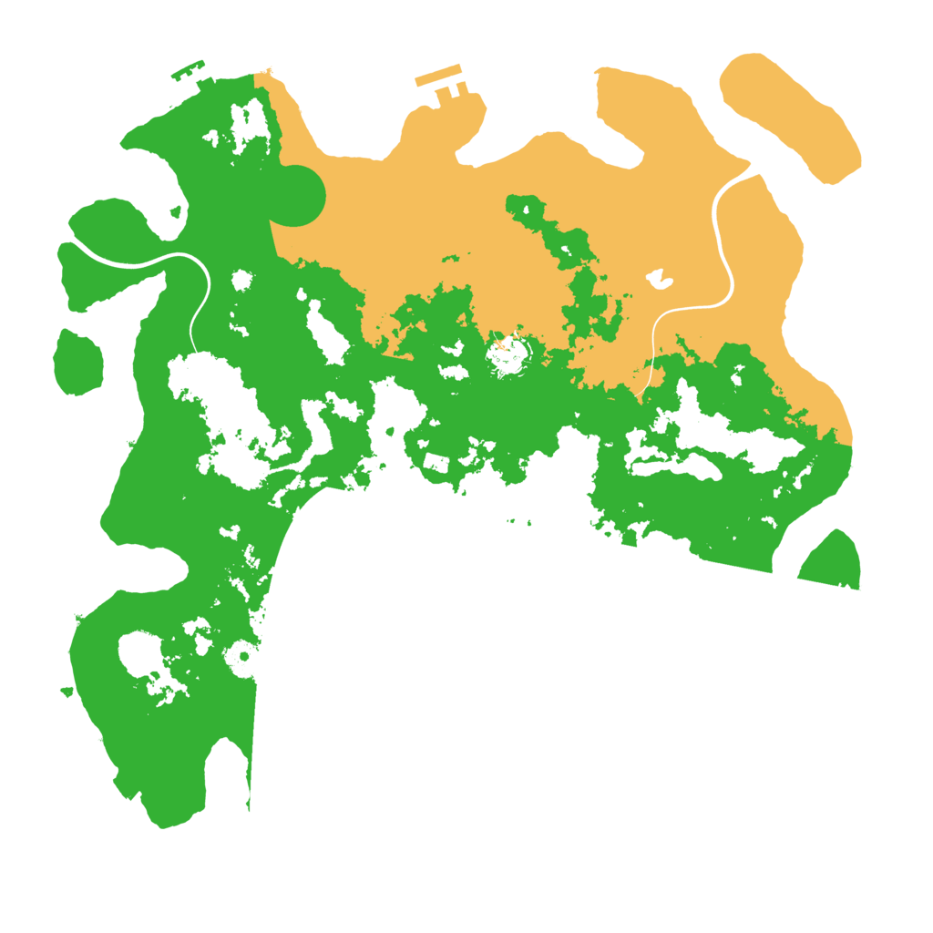 Biome Rust Map: Procedural Map, Size: 4000, Seed: 277471979