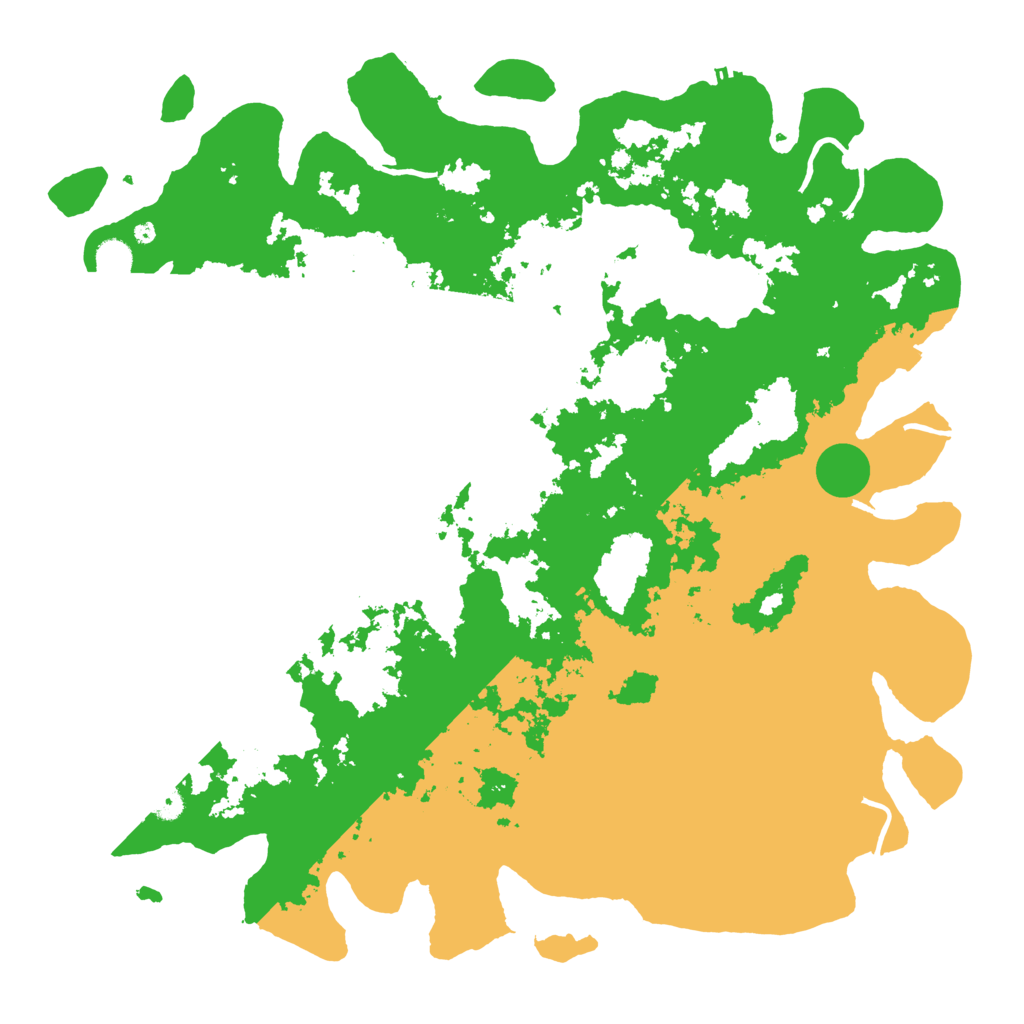 Biome Rust Map: Procedural Map, Size: 5000, Seed: 1005846012