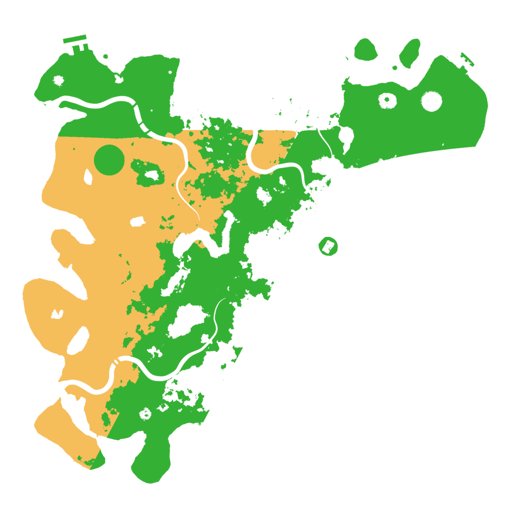 Biome Rust Map: Procedural Map, Size: 4500, Seed: 1924525661