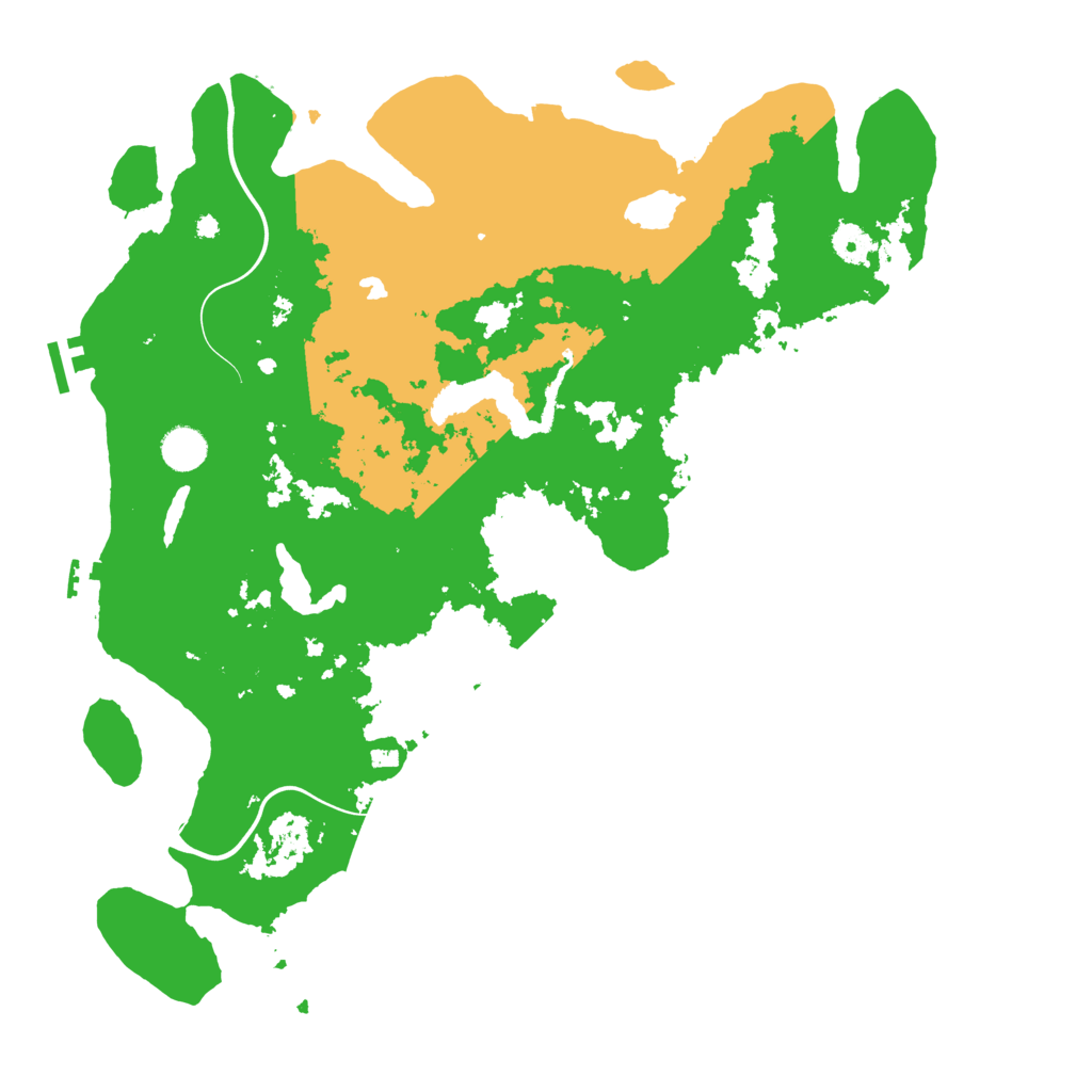 Biome Rust Map: Procedural Map, Size: 4250, Seed: 410665681