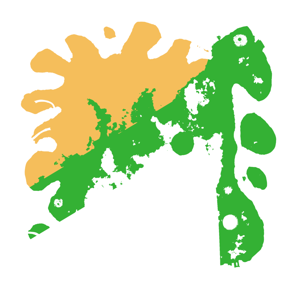 Biome Rust Map: Procedural Map, Size: 3500, Seed: 548767794