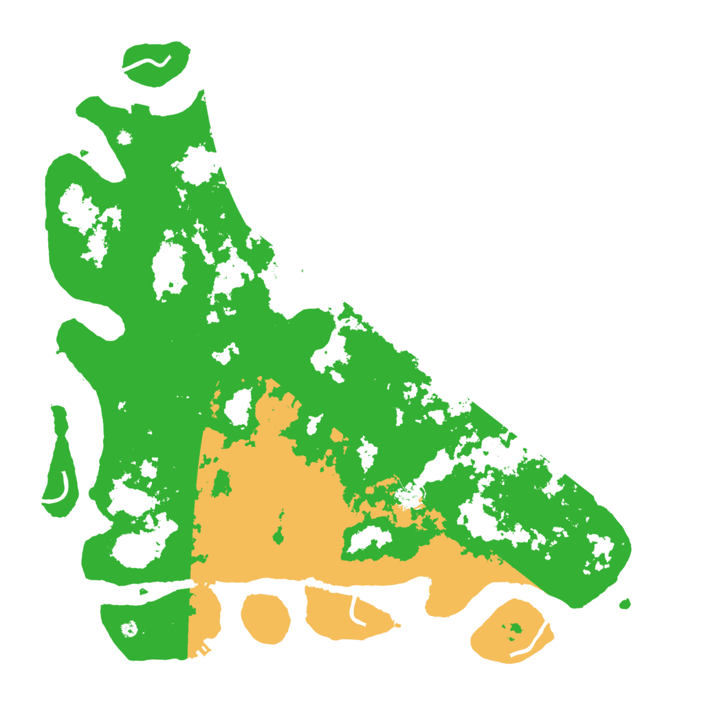 Biome Rust Map: Procedural Map, Size: 4500, Seed: 1810105513